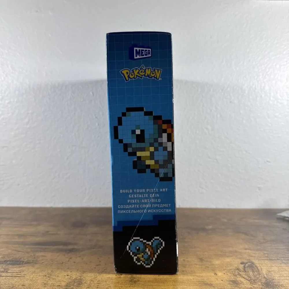 Mega Pokémon Squirtle Pixel Art Building Set 13+ 367 Pieces Model HTH77 Toy Kit